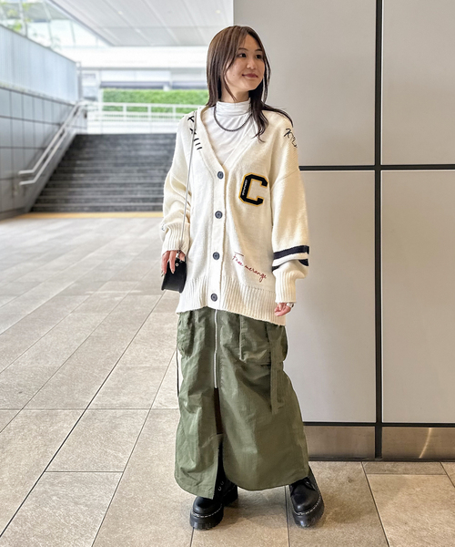 COMMRE（コムル）の「【COMMRE / コムル】レタード刺繍 カーディガン（カーディガン/ボレロ・レディース・チャコールグレー/アイボリー・FREE）」の12枚目の写真