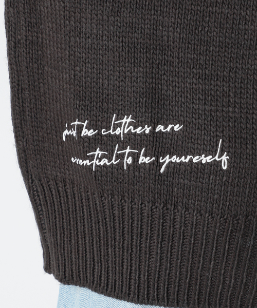 COMMRE（コムル）の「【COMMRE / コムル】レタード刺繍 カーディガン（カーディガン/ボレロ・レディース・チャコールグレー/アイボリー・FREE）」の17枚目の写真