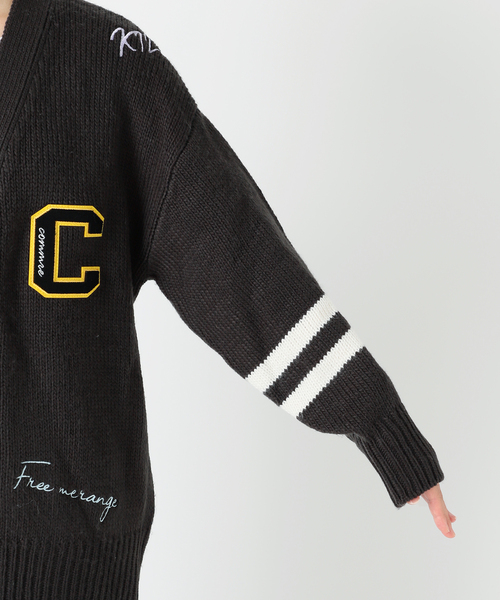 COMMRE（コムル）の「【COMMRE / コムル】レタード刺繍 カーディガン（カーディガン/ボレロ・レディース・チャコールグレー/アイボリー・FREE）」の19枚目の写真