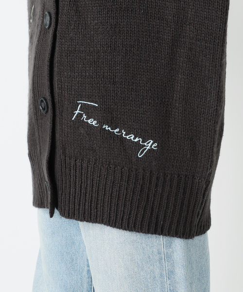 COMMRE（コムル）の「【COMMRE / コムル】レタード刺繍 カーディガン（カーディガン/ボレロ・レディース・チャコールグレー/アイボリー・FREE）」の21枚目の写真
