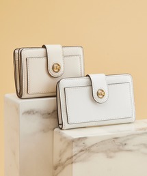 マイケルコース　MK CHARMタブコンパクトポケットウォレットスモール MK CHARM(MK チャーム) タブ コンパクト ポケット ウォレット