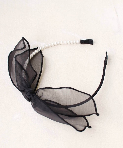 Rora(ローラ)の「ランド リボン カチューシャ(カチューシャ・キッズ・ブラック・FREE)」の9枚目の写真