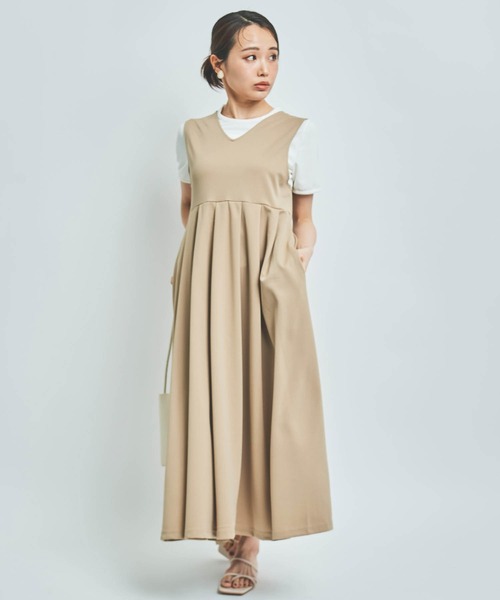 mil(ミル)の「【150㎝前後の小柄さんサイズ】ウエストタックリボンワンピース【2WAY】(ワンピース・レディース・ブラウン/ベージュ/チャコールグレー/ブラック/ベージュ系その他・XS/M/S)」の21枚目の写真