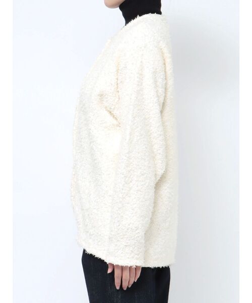 LAGUNAMOON（ラグナムーン）の「スラブツイードカーディガン（カーディガン/ボレロ・レディース・ライトグレー/ブラック/アイボリー・FREE）」の16枚目の写真