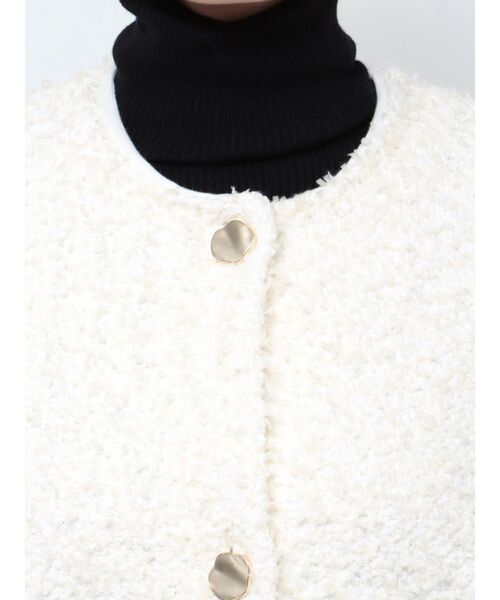 LAGUNAMOON（ラグナムーン）の「スラブツイードカーディガン（カーディガン/ボレロ・レディース・ライトグレー/ブラック/アイボリー・FREE）」の18枚目の写真
