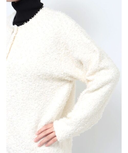 LAGUNAMOON（ラグナムーン）の「スラブツイードカーディガン（カーディガン/ボレロ・レディース・ライトグレー/ブラック/アイボリー・FREE）」の19枚目の写真