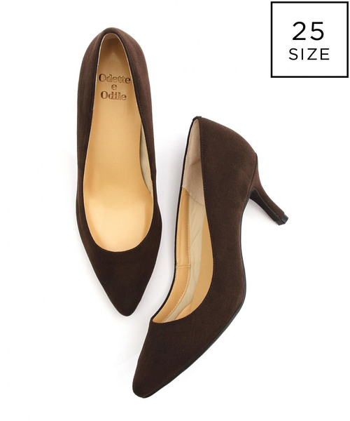 ODETTE E ODILE（オデットエオディール）の「【WEB限定】O ポインテッドトゥ パンプス70●（パンプス・レディース・ブラック/ライトグレー/ブラウン/レッド/その他1/ダークブラウン/オリーブ/ネイビー・25cm/23cm/23.5cm/22.5cm/24.5cm/24cm/22cm）」の3枚目の写真