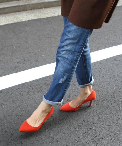 ODETTE E ODILE（オデットエオディール）の「【WEB限定】O ポインテッドトゥ パンプス70●（パンプス・レディース・ブラック/ライトグレー/ブラウン/レッド/その他1/ダークブラウン/オリーブ/ネイビー・25cm/23cm/23.5cm/22.5cm/24.5cm/24cm/22cm）」の13枚目の写真
