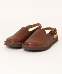 organic handloom オーガニックハンドルーム MEISSEN【本革】メンズ レザーバックストラップクロッグサンダル(マイセン) OH007503 ブラックオイルスエード