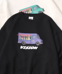 VISION STREET WEAR（ヴィジョンストリートウェア）の「VISION STREET WEAR/ヴィジョンストリートウェア オーバーサイズ 裏起毛 フロント バックプリント スウェット/トレーナー レディース メンズ（スウェット・メンズ）」