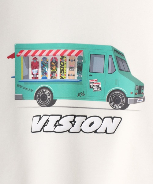 VISION STREET WEAR（ヴィジョンストリートウェア）の「VISION STREET WEAR/ヴィジョンストリートウェア オーバーサイズ 裏起毛 フロント バックプリント スウェット/トレーナー レディース メンズ（スウェット・メンズ・アッシュグレー/ブラック/オフホワイト/ホワイト系その他/ブラック系その他/グレー系その他・LL/M/L）」の11枚目の写真