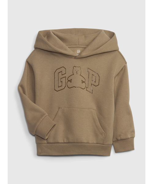 GAP（ギャップ）の「ブラナンベア GAPロゴパーカー (幼児)（パーカー・キッズ・ブラウン/ブルー/ピンク/その他/ライトインディゴブルー・18-24M/4 YRS/5 YRS/12-18M/2 YRS/3 YRS/6-12M）」の2枚目の写真