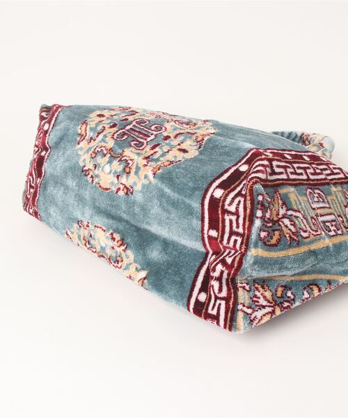 PUEBCO（プエブコ）の「RUG FABRIC BAG（トートバッグ・メンズ・バーガンディー/イエロー系その他/ブルー系その他/ネイビー系・ONE SIZE）」の6枚目の写真