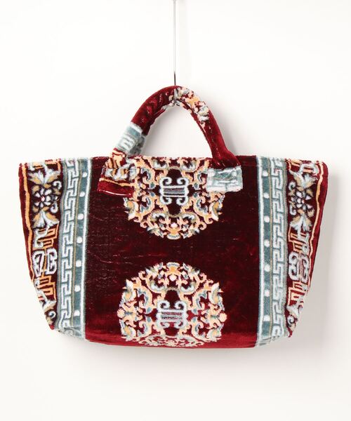 PUEBCO（プエブコ）の「RUG FABRIC BAG（トートバッグ・メンズ・バーガンディー/イエロー系その他/ブルー系その他/ネイビー系・ONE SIZE）」の21枚目の写真