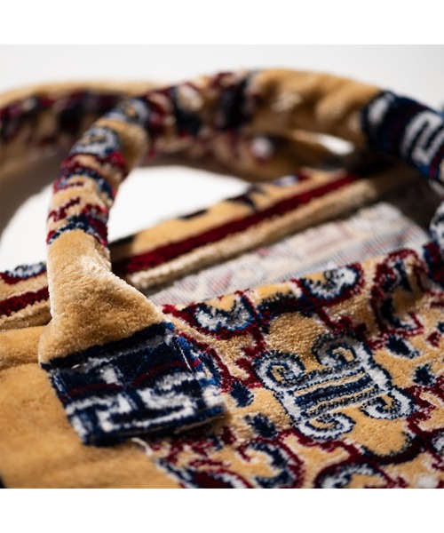 PUEBCO（プエブコ）の「RUG FABRIC BAG（トートバッグ・メンズ・バーガンディー/イエロー系その他/ブルー系その他/ネイビー系・ONE SIZE）」の16枚目の写真