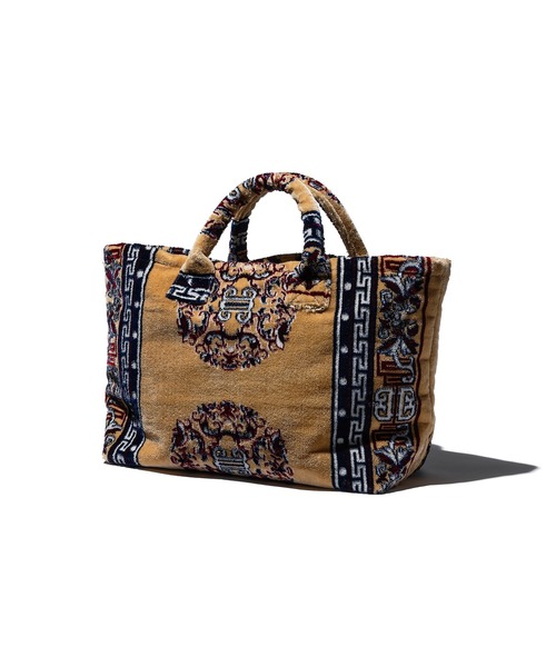 PUEBCO（プエブコ）の「RUG FABRIC BAG（トートバッグ・メンズ・バーガンディー/イエロー系その他/ブルー系その他/ネイビー系・ONE SIZE）」の15枚目の写真