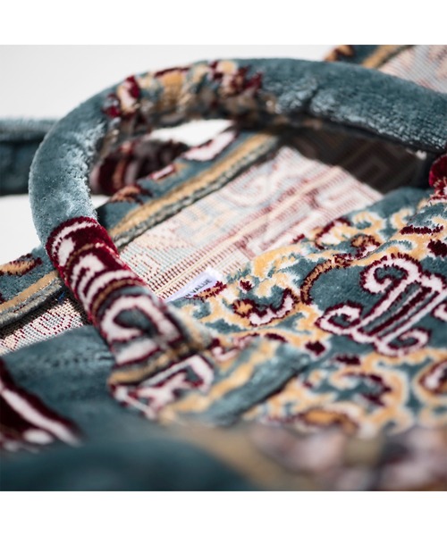 PUEBCO（プエブコ）の「RUG FABRIC BAG（トートバッグ・メンズ・バーガンディー/イエロー系その他/ブルー系その他/ネイビー系・ONE SIZE）」の11枚目の写真