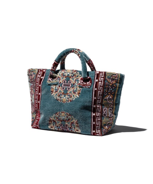 PUEBCO（プエブコ）の「RUG FABRIC BAG（トートバッグ・メンズ・バーガンディー/イエロー系その他/ブルー系その他/ネイビー系・ONE SIZE）」の10枚目の写真