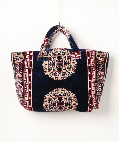 PUEBCO（プエブコ）の「RUG FABRIC BAG（トートバッグ・メンズ・バーガンディー/イエロー系その他/ブルー系その他/ネイビー系・ONE SIZE）」の19枚目の写真