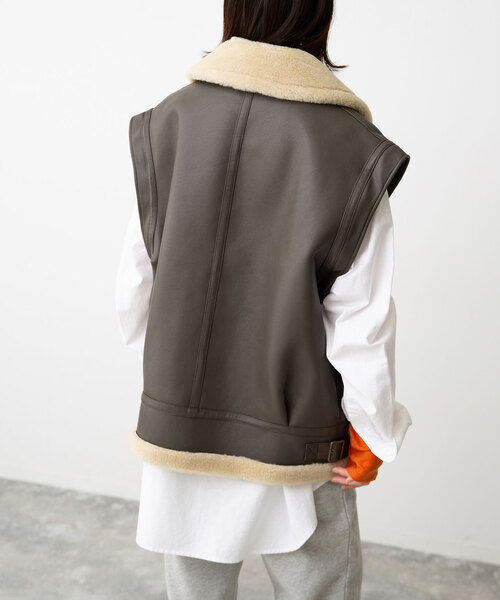 SLOBE IENA（スローブイエナ）の「フェイクムートン2WAY B-3