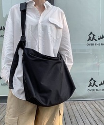 【A4収納可】ビッグショルダーバッグ