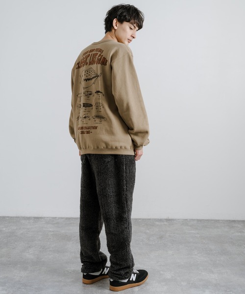KRIFF MAYER（クリフメイヤー）の「KRIFF MAYER クリフメイヤー シャギーボアパンツ 2314404（スウェットパンツ・メンズ・グレー/ナチュラル/チャコール/オリーブ/ベージュ・L/M/XL）」の12枚目の写真