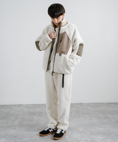 KRIFF MAYER（クリフメイヤー）の「KRIFF MAYER クリフメイヤー シャギーボアパンツ 2314404（スウェットパンツ・メンズ・グレー/ナチュラル/チャコール/オリーブ/ベージュ・L/M/XL）」の20枚目の写真
