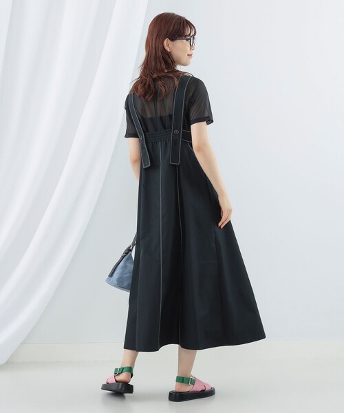 Ray BEAMS（レイビームス）の「Ray BEAMS / センターシーム トリコット Tシャツ（Tシャツ/カットソー・レディース・ネイビー/ホワイト/ブラック・ONE SIZE）」の17枚目の写真