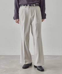 JUNRED | ウォームフラノワイドフレアパンツ(スラックス)