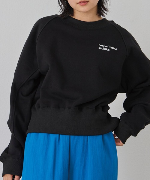 LAVEANGE（ラビアンジェ）の「バックファスナースウェット（スウェット・レディース・ブラック/グレー・LL/3L/4L/M）」の3枚目の写真