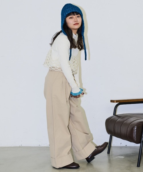 MERLOT(メルロー)の「パールビスチェ(ベスト・レディース・ホワイト・FREE)」の12枚目の写真