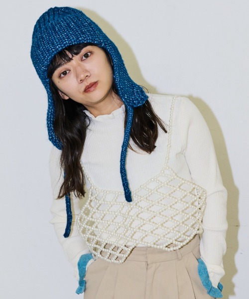 MERLOT(メルロー)の「パールビスチェ(ベスト・レディース・ホワイト・FREE)」の8枚目の写真