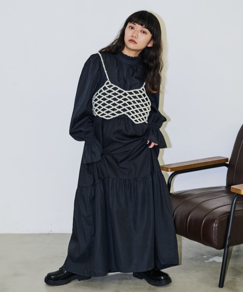 MERLOT(メルロー)の「パールビスチェ(ベスト・レディース・ホワイト・FREE)」の14枚目の写真