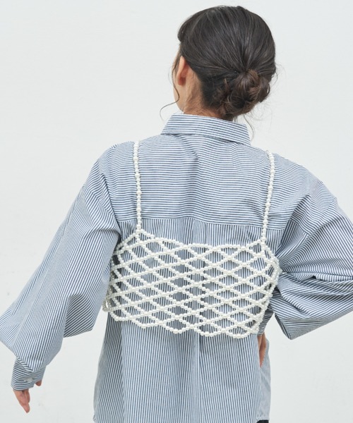 MERLOT(メルロー)の「パールビスチェ(ベスト・レディース・ホワイト・FREE)」の18枚目の写真