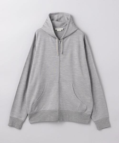 ICEBREAKER(アイスブレーカー)の「<icebreaker> REALFLEECE LS ZIP HOODIE/リアルフリース ロングスリーブ ジップ フーディ(パーカー・メンズ・グレー・L/M/S)」の2枚目の写真