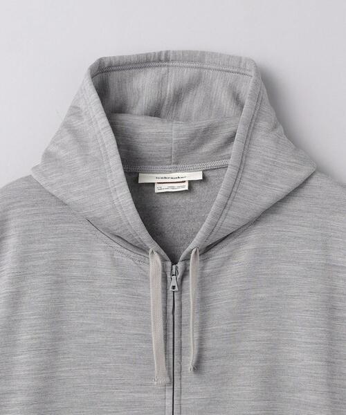 ICEBREAKER(アイスブレーカー)の「<icebreaker> REALFLEECE LS ZIP HOODIE/リアルフリース ロングスリーブ ジップ フーディ(パーカー・メンズ・グレー・L/M/S)」の9枚目の写真