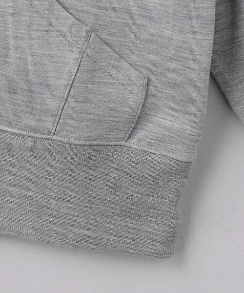 ICEBREAKER(アイスブレーカー)の「<icebreaker> REALFLEECE LS ZIP HOODIE/リアルフリース ロングスリーブ ジップ フーディ(パーカー・メンズ・グレー・L/M/S)」の7枚目の写真