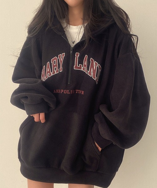 yoshiさん専用hysteric glamor ハーフジッププルオーバー HYSTERIC GLAMOUR（ヒステリックグラマー）の「HYS TIMES刺繍 ハーフ