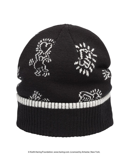 Keith Haring（キース・ヘリング）の「TATRAS(タトラス) TATRAS × Keith Haring　MURO（ニットキャップ/ビーニー・メンズ・ブラック・F）」の5枚目の写真