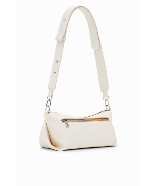 Desigual（デシグアル）の「刺繍 ミドルショルダーバッグ（ハンドバッグ・レディース・ブラック/ホワイト・FREE）」の5枚目の写真