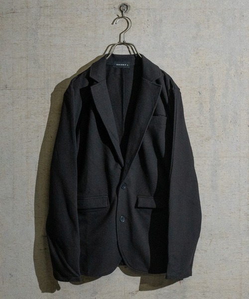 JOHN'S CLOSET(ジョンズクローゼット)の「【40I】両面起毛 シングルテーラードジャケット(テーラードジャケット・メンズ・グレー/カーキ/チャコールグレー/ブラック・MEDIUM/LARGE)」の2枚目の写真