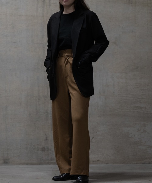 JOHN'S CLOSET(ジョンズクローゼット)の「【40I】両面起毛 シングルテーラードジャケット(テーラードジャケット・メンズ・グレー/カーキ/チャコールグレー/ブラック・MEDIUM/LARGE)」の9枚目の写真