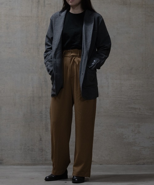 JOHN'S CLOSET(ジョンズクローゼット)の「【40I】両面起毛 シングルテーラードジャケット(テーラードジャケット・メンズ・グレー/カーキ/チャコールグレー/ブラック・MEDIUM/LARGE)」の15枚目の写真