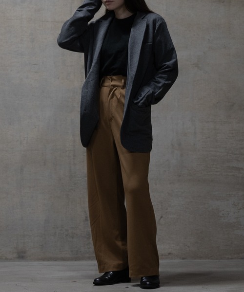 JOHN'S CLOSET(ジョンズクローゼット)の「【40I】両面起毛 シングルテーラードジャケット(テーラードジャケット・メンズ・グレー/カーキ/チャコールグレー/ブラック・MEDIUM/LARGE)」の16枚目の写真