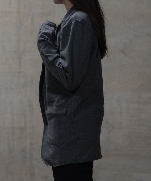 JOHN'S CLOSET(ジョンズクローゼット)の「【40I】両面起毛 シングルテーラードジャケット(テーラードジャケット・メンズ・グレー/カーキ/チャコールグレー/ブラック・MEDIUM/LARGE)」の13枚目の写真