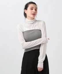 BAYFLOW | シアーハイネックＴ(Tシャツ/カットソー)