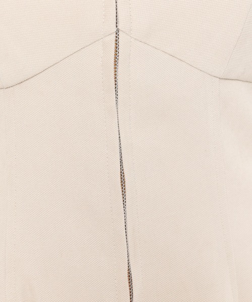 mysty woman（ミスティウーマン）の「フロントZIPキャミワンピ　101907（ワンピース・レディース・ホワイト系その他/チャコールグレー/ピンク・FREE）」の17枚目の写真