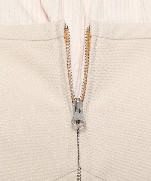 mysty woman（ミスティウーマン）の「フロントZIPキャミワンピ　101907（ワンピース・レディース・ホワイト系その他/チャコールグレー/ピンク・FREE）」の18枚目の写真