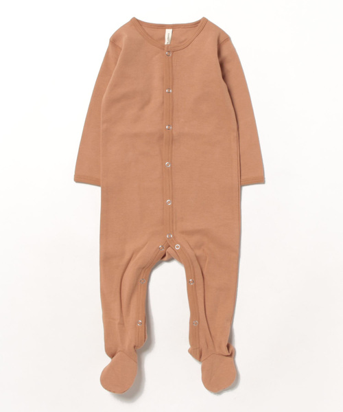 【セール】【Bs】【it】【Quincy Mae】FULL SNAP FOOTIE | AMBER（その他ベビー用品）｜Rylee + Cru（ライリーアンドクルー）