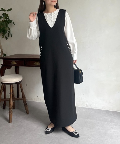 prose verse(プロズヴェール)の「フロントダブルフリルブラウス(シャツ/ブラウス・レディース・オフホワイト・LARGE/MEDIUM)」の16枚目の写真